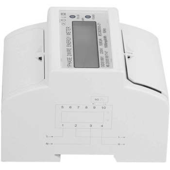 2P jednofazowy licznik energii 230V 5(80)A DDS1891 DIN [22060000558]